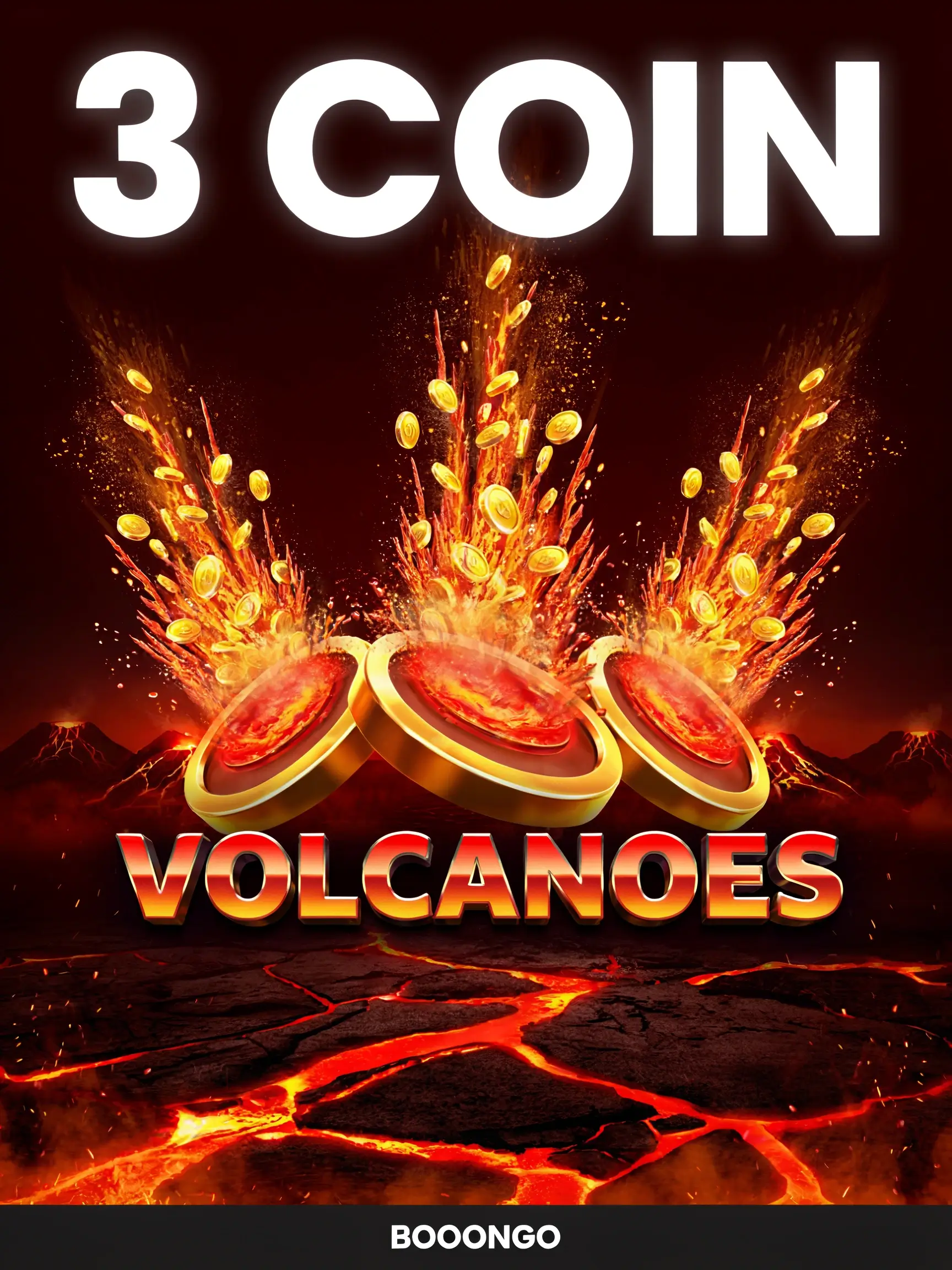 3 Coin Volcanoes slot game screenshot