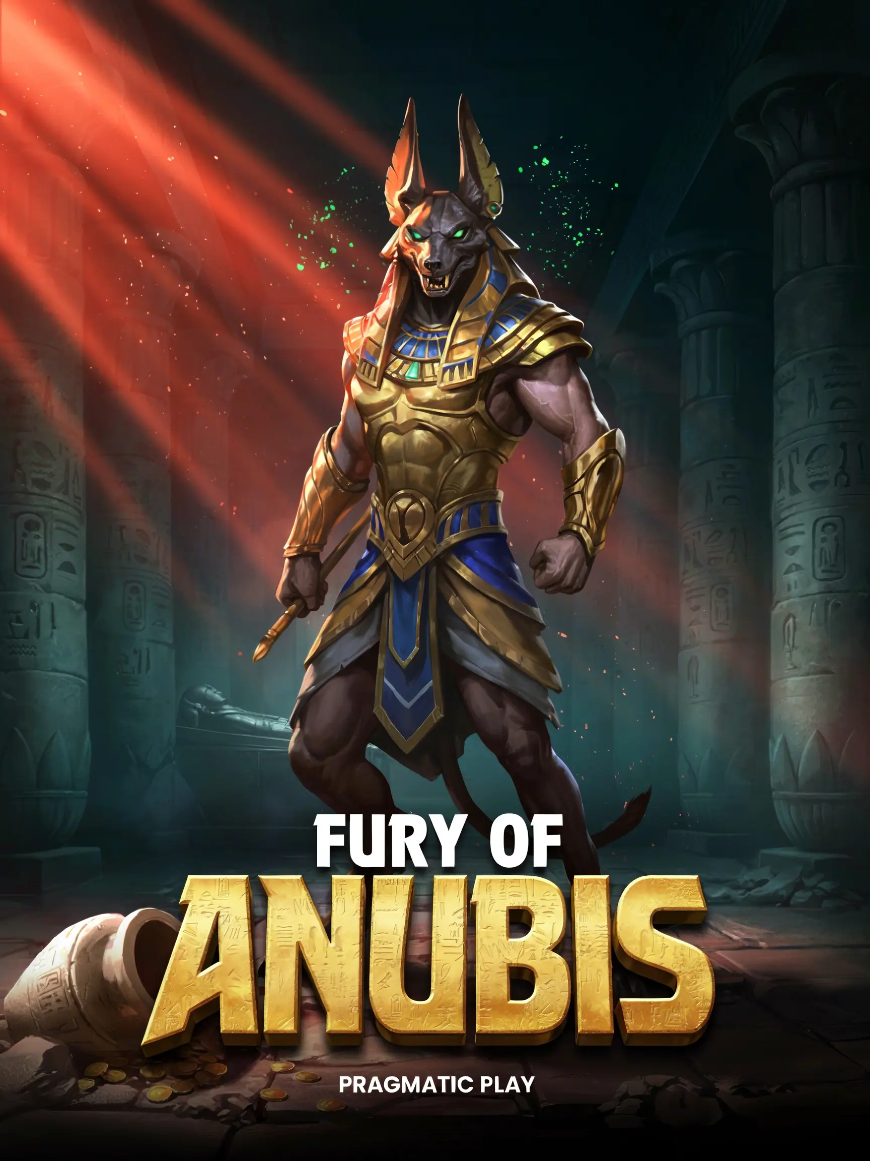 Fury of Anubis slot game artwork