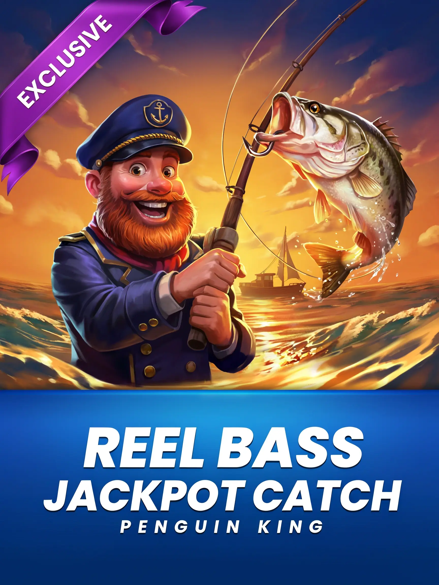 Game art for the Reel Bass Jackpot Catch slot